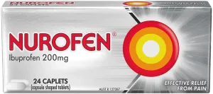 Nurofen Pain & Inflammation Relief Caplets 200mg - 24 Caplets