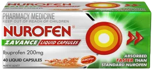 Nurofen Zavance Fast Pain Relief Liquid Capsules 200mg 40 pack.webp